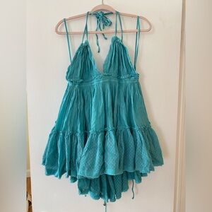 FREE PEOPLE 100 Degree Dress in Tahiti Breeze SIZE XS NWT